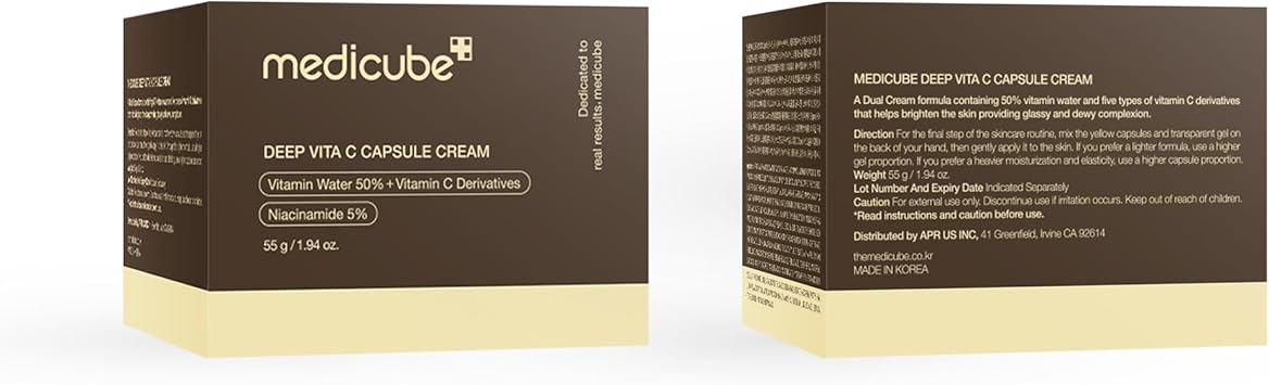 medicube - Deep Vita C Capsule Cream - Crème éclaircissante