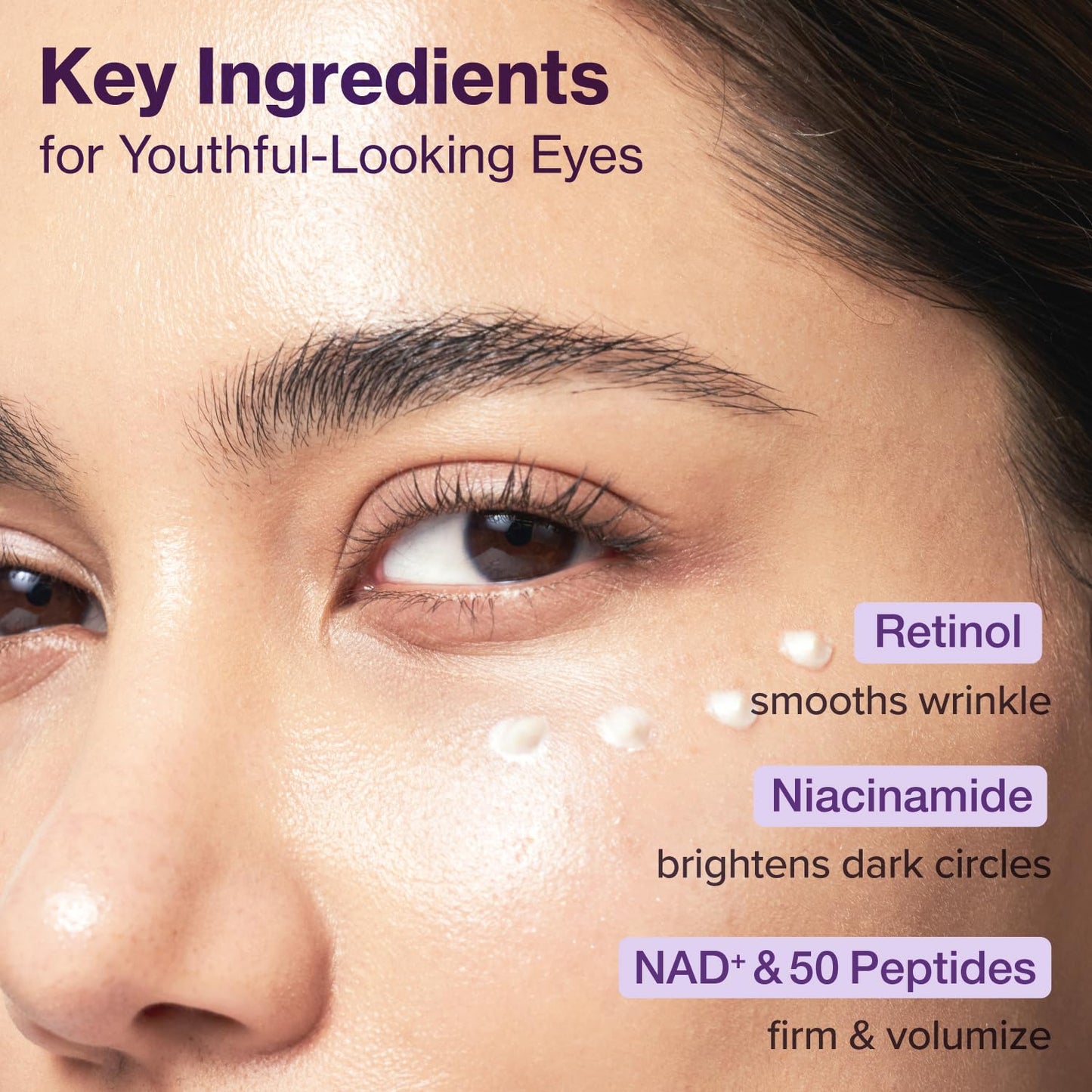 numbuzin - No.9 NAD+ Retinol Volumetox Eye Cream