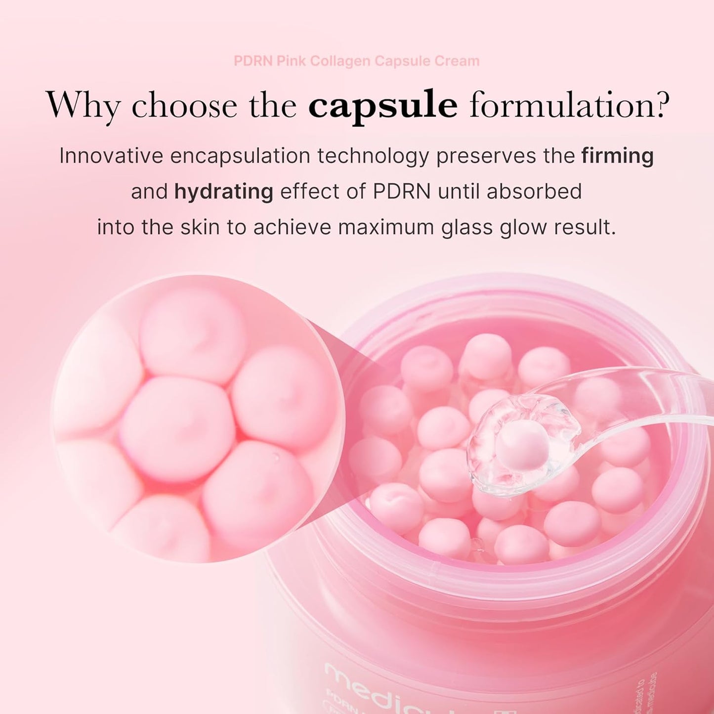 medicube - PDRN Pink Collagen Capsule Cream - Crème