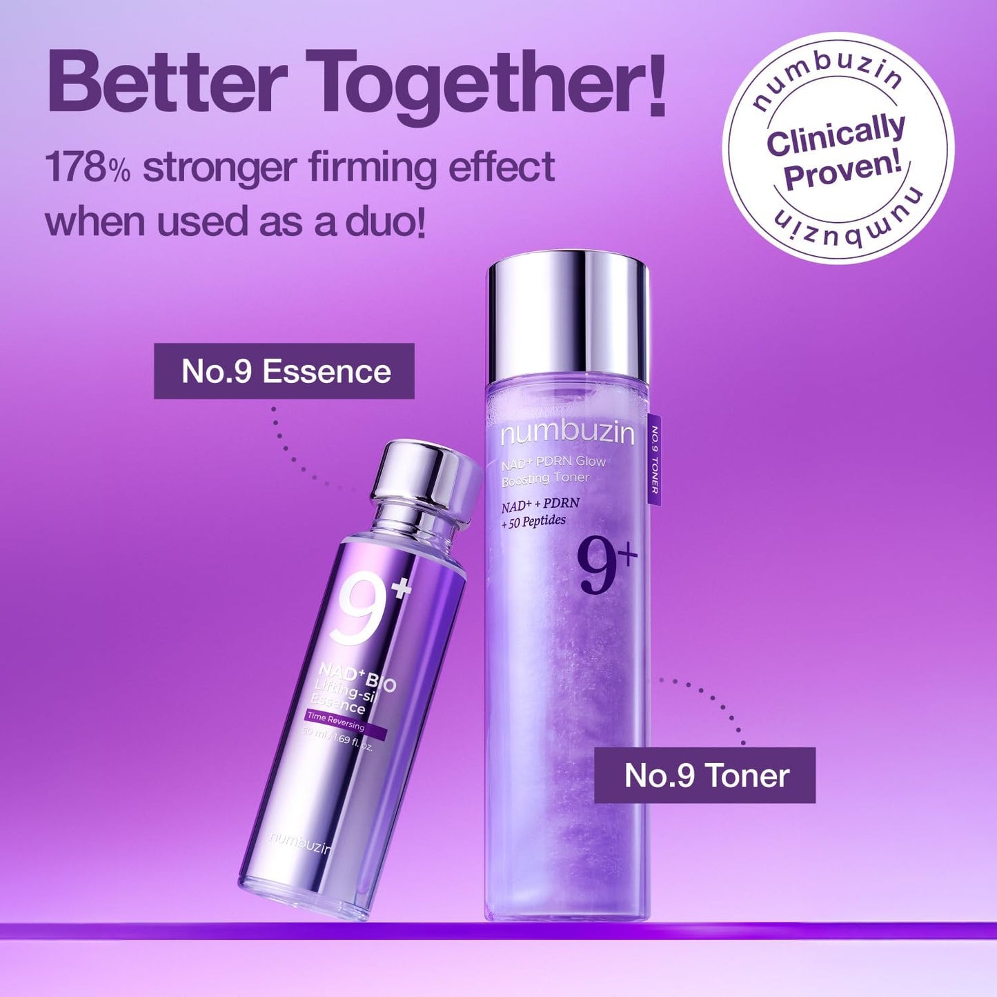 numbuzin - No.9 NAD+ PDRN Glow Boosting Toner