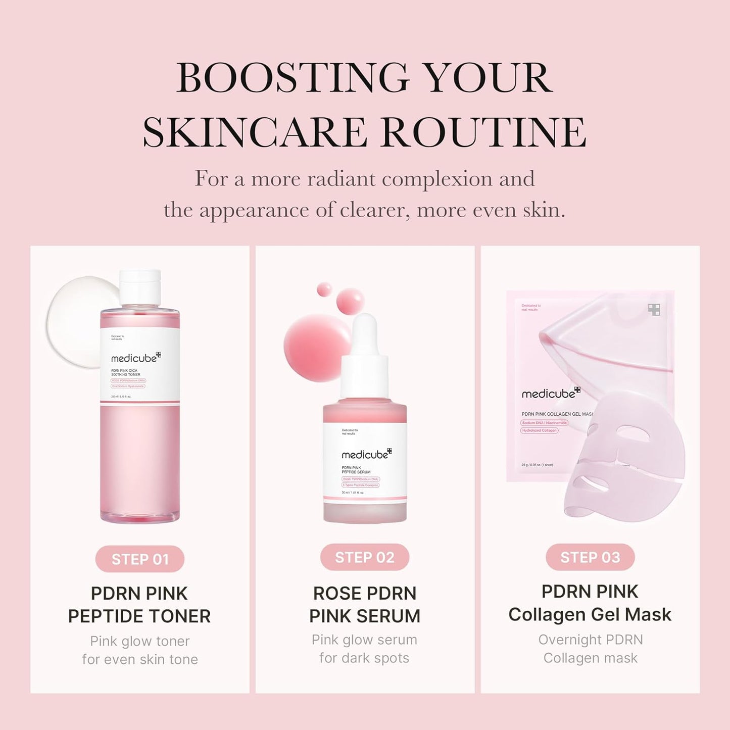 medicube - PDRN Pink Cica Soothing Toner
