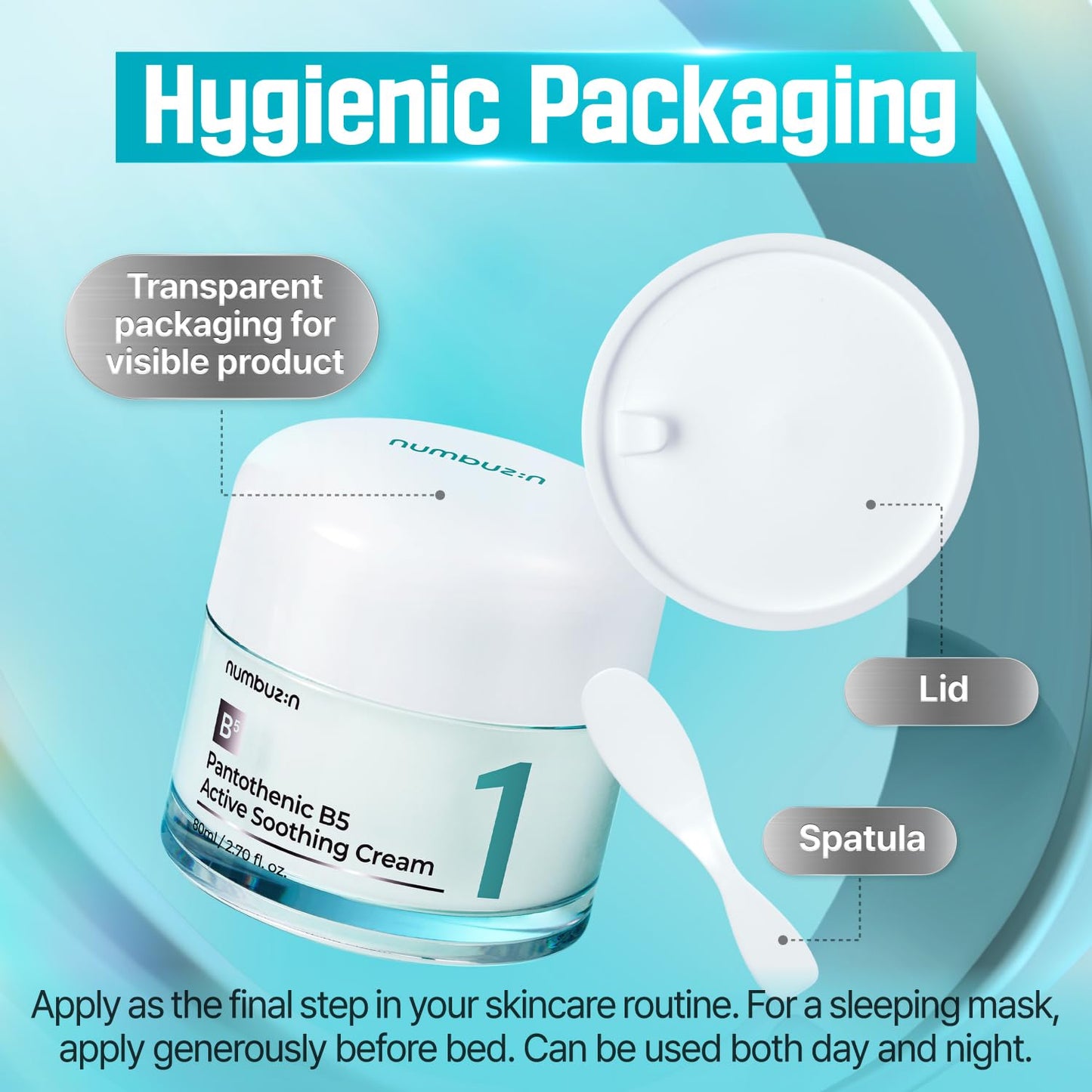 numbuzin - No.1 Pantothenic B5 Active Soothing Cream - Crème apaisante