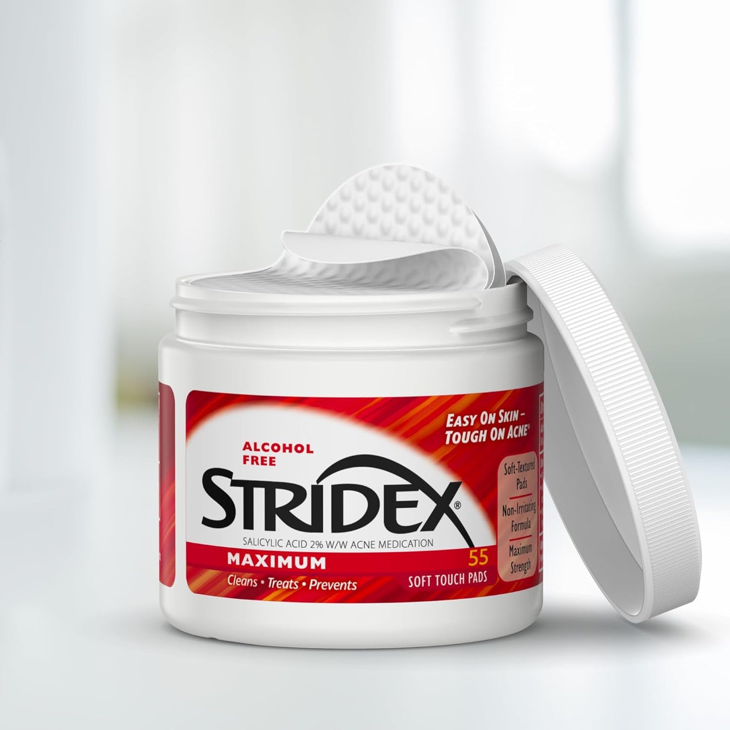 STRIDEX - Maximum 2% Salicylic Acid Soft Touch Pads