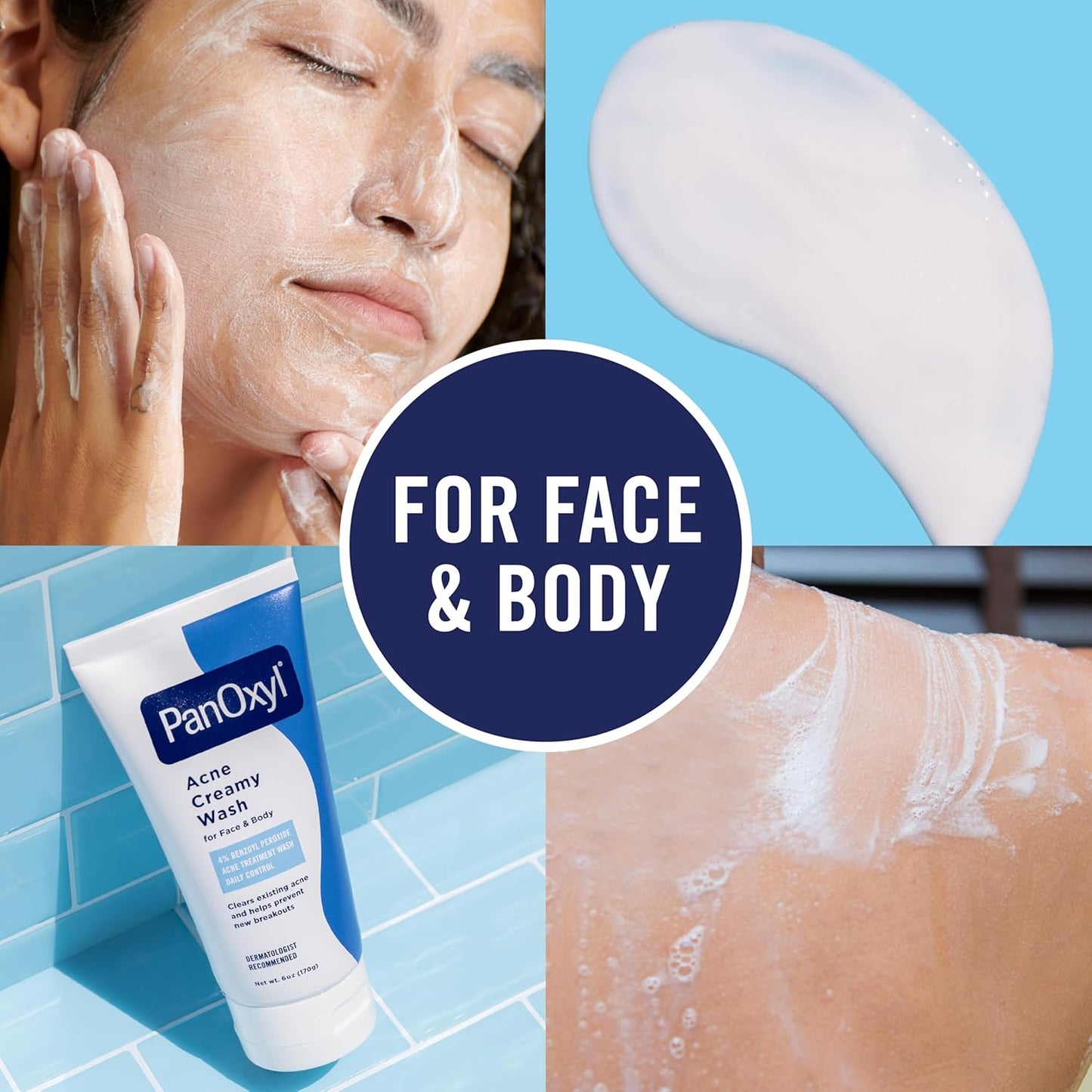 PanOxyl Acne Creamy Wash Peroxyde de Benzoyle 4%