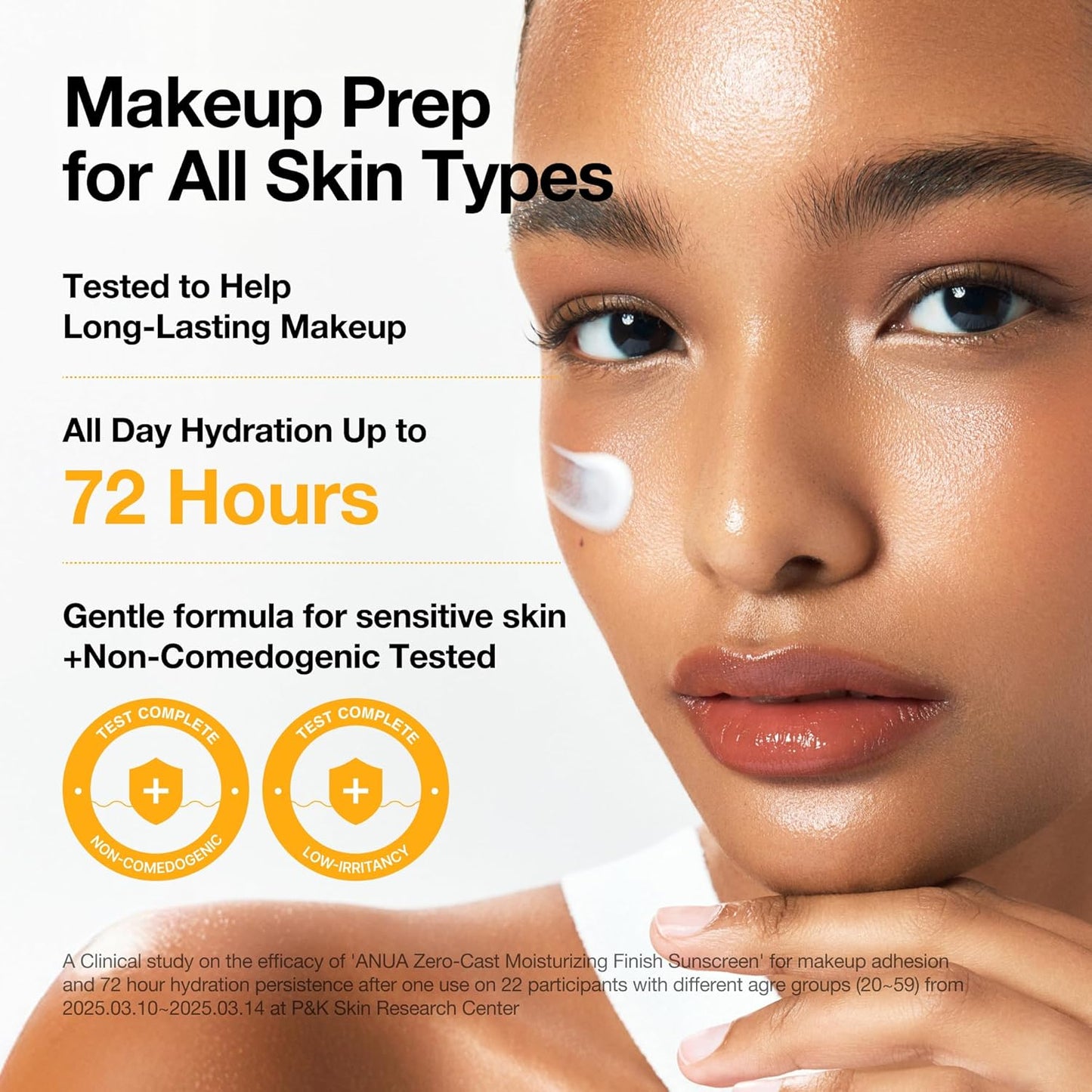 Anua - Zero-Cast Moisturizing Finish Sunscreen