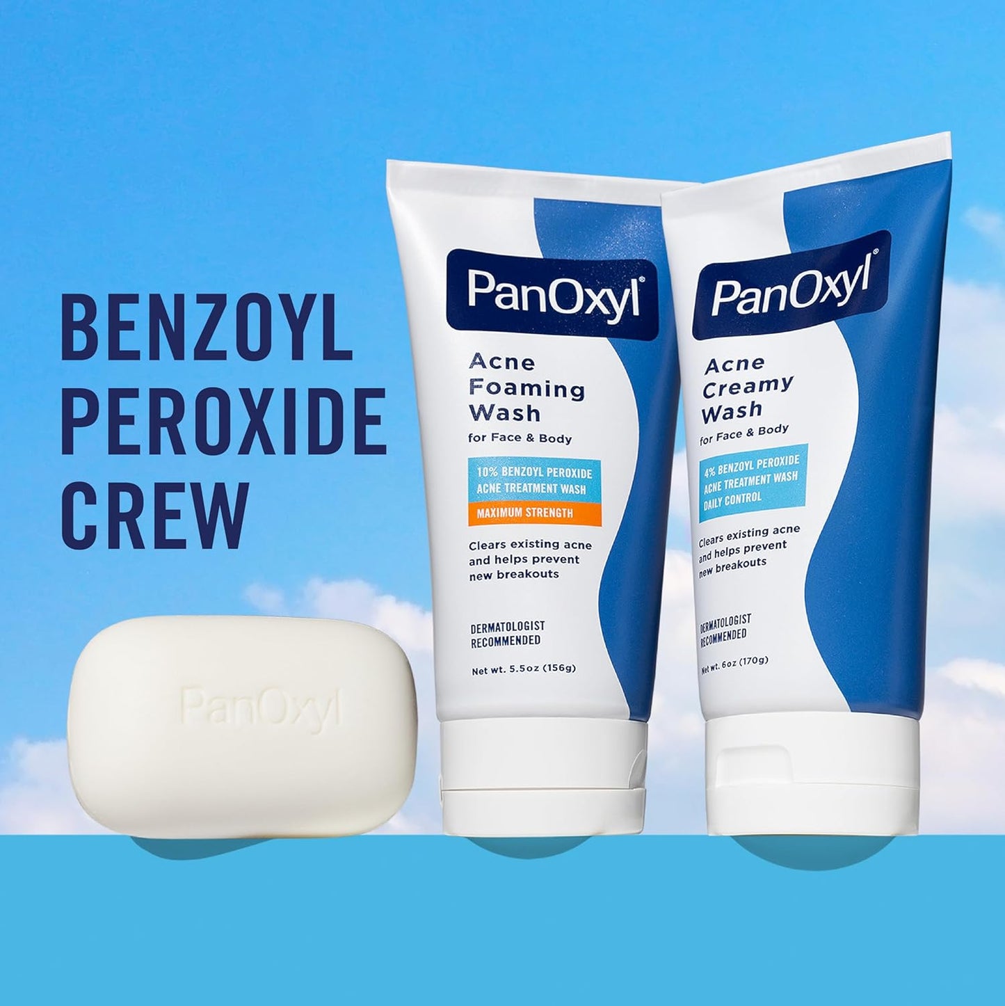 PanOxyl Acne Creamy Wash Peroxyde de Benzoyle 4%