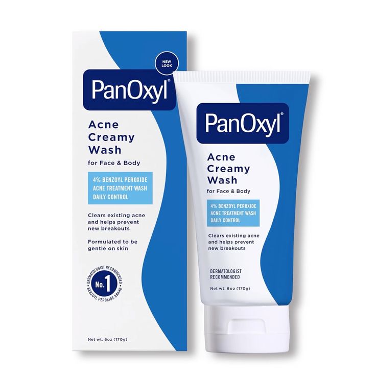 PanOxyl Acne Creamy Wash Peroxyde de Benzoyle 4%
