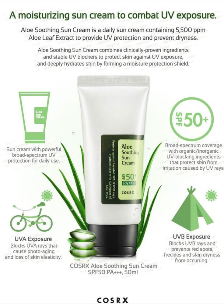 COSRX ecran solaire aloe soothing