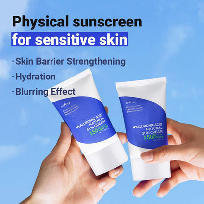 Isntree - Hyaluronic Acid Natural Sun Cream spf50++