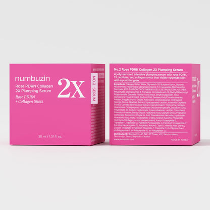 numbuzin - No.2 Rose PDRN Collagen 2X Plumping Serum