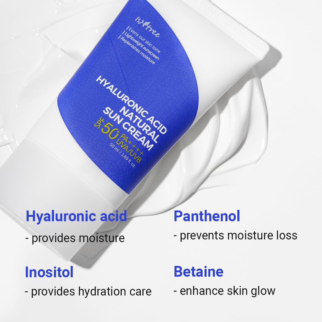 Isntree - Hyaluronic Acid Natural Sun Cream spf50++