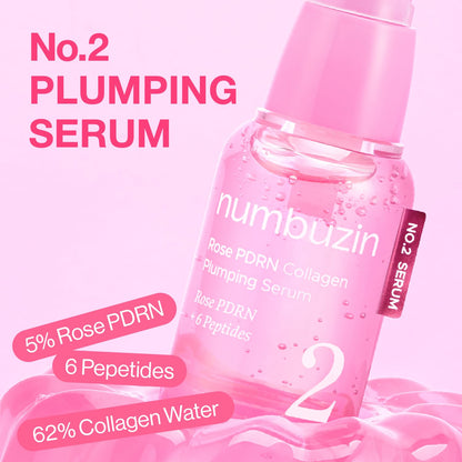 numbuzin - No.2 Rose PDRN Collagen Plumping Serum