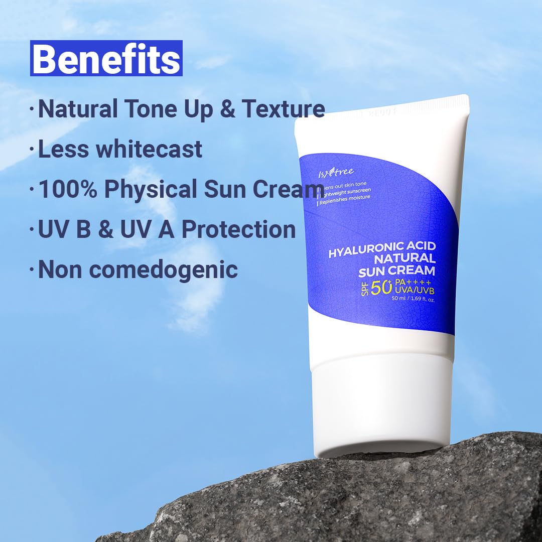 Isntree - Hyaluronic Acid Natural Sun Cream spf50++