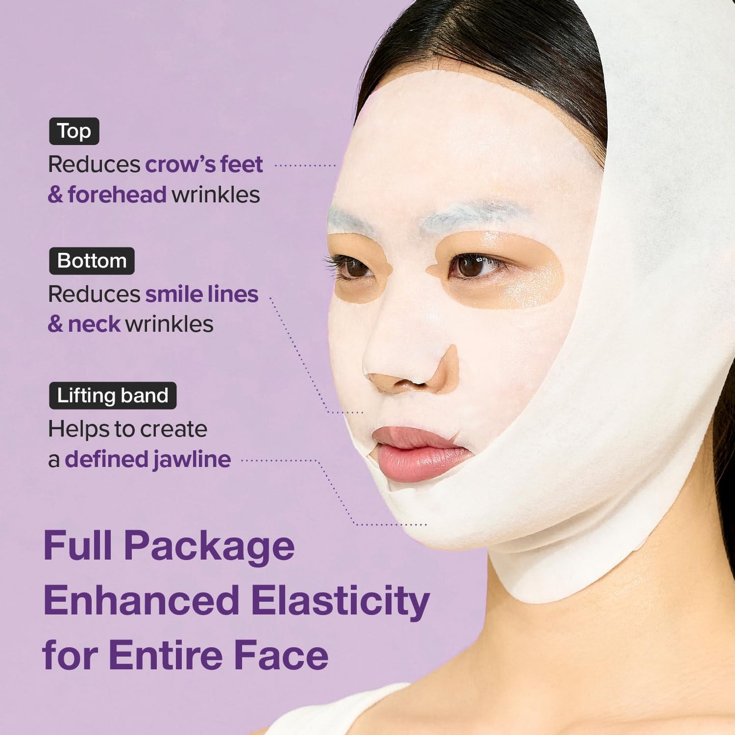 numbuzin - No.9 NAD Bio Lifting-sil Full Face Mask Set