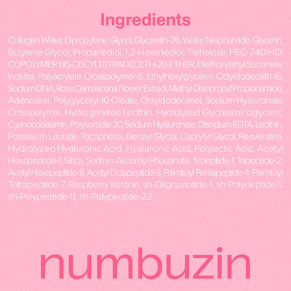 numbuzin - No.2 Rose PDRN Collagen Plumping Serum