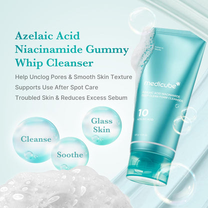 medicube - Azelaic Acid Niacinamide Deep Clean Foam Cleanser