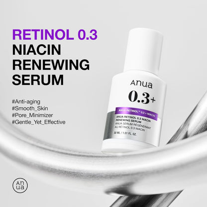 Anua - Retinol 0.3% + Niacin Renewing Serum