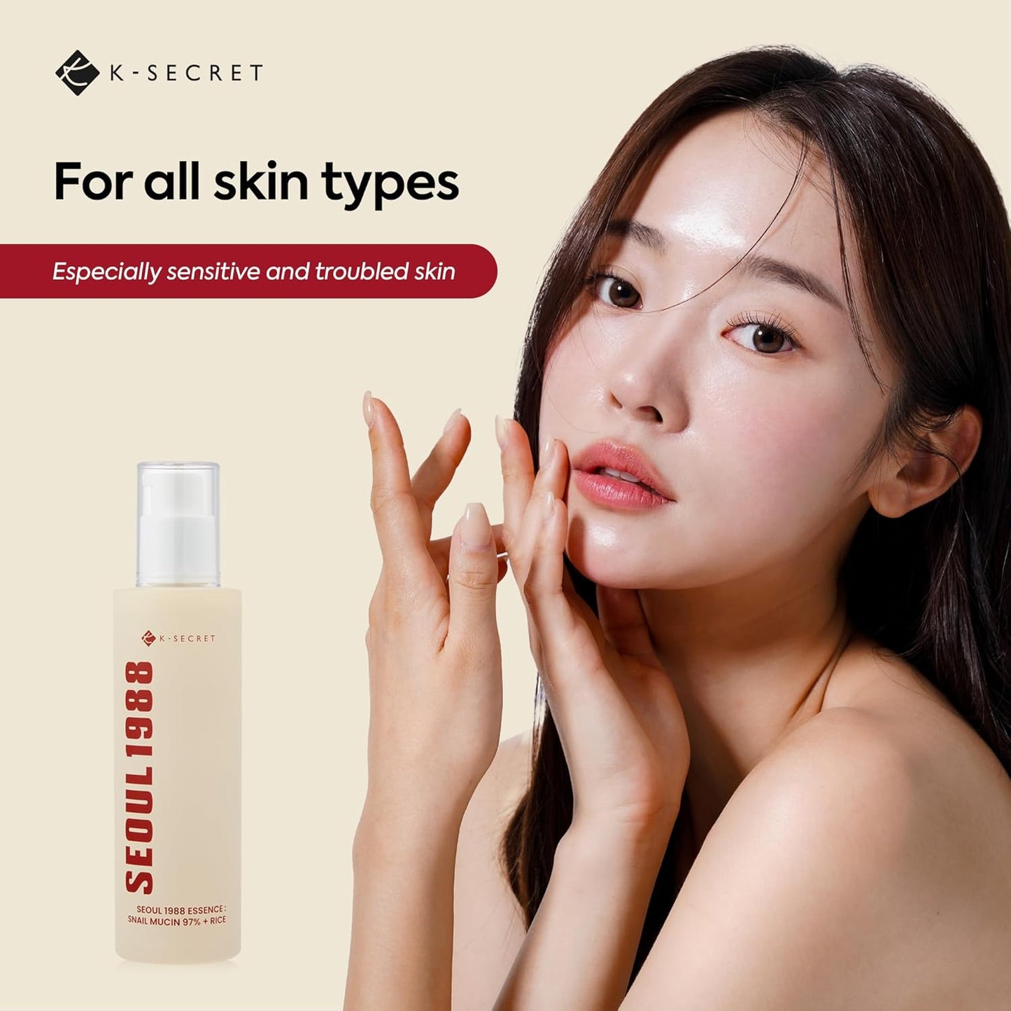 KSECRET - SEOUL 1988 Essence : Snail Mucin 97% + Rice