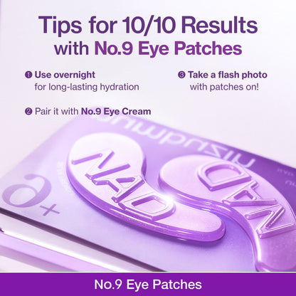 numbuzin - No.9 NAD+ Collagen Under Eye Patches
