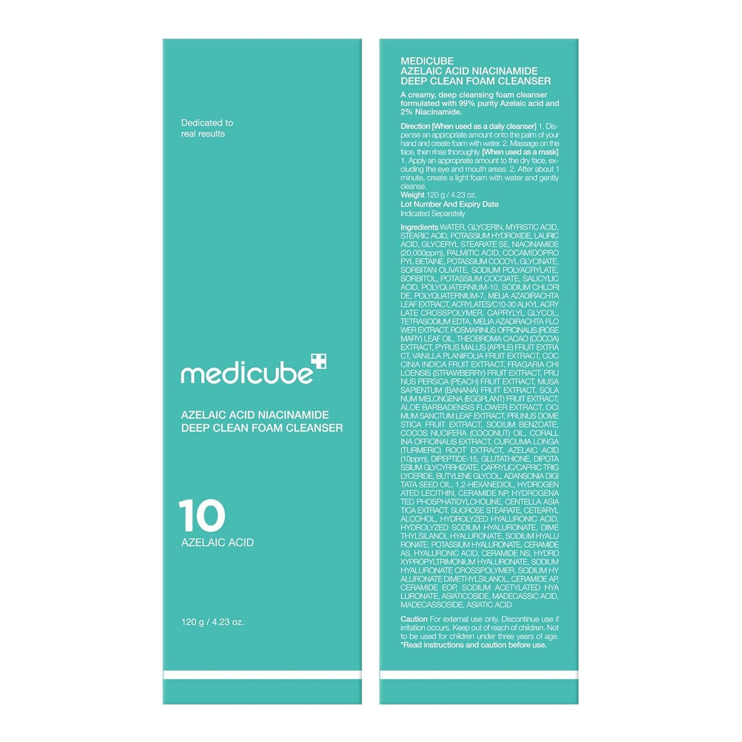 medicube - Azelaic Acid Niacinamide Deep Clean Foam Cleanser