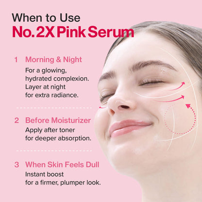 numbuzin - No.2 Rose PDRN Collagen 2X Plumping Serum