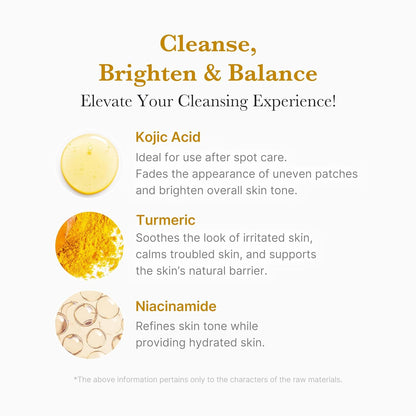 medicube - Kojic Acid Turmeric Toning Cleanser