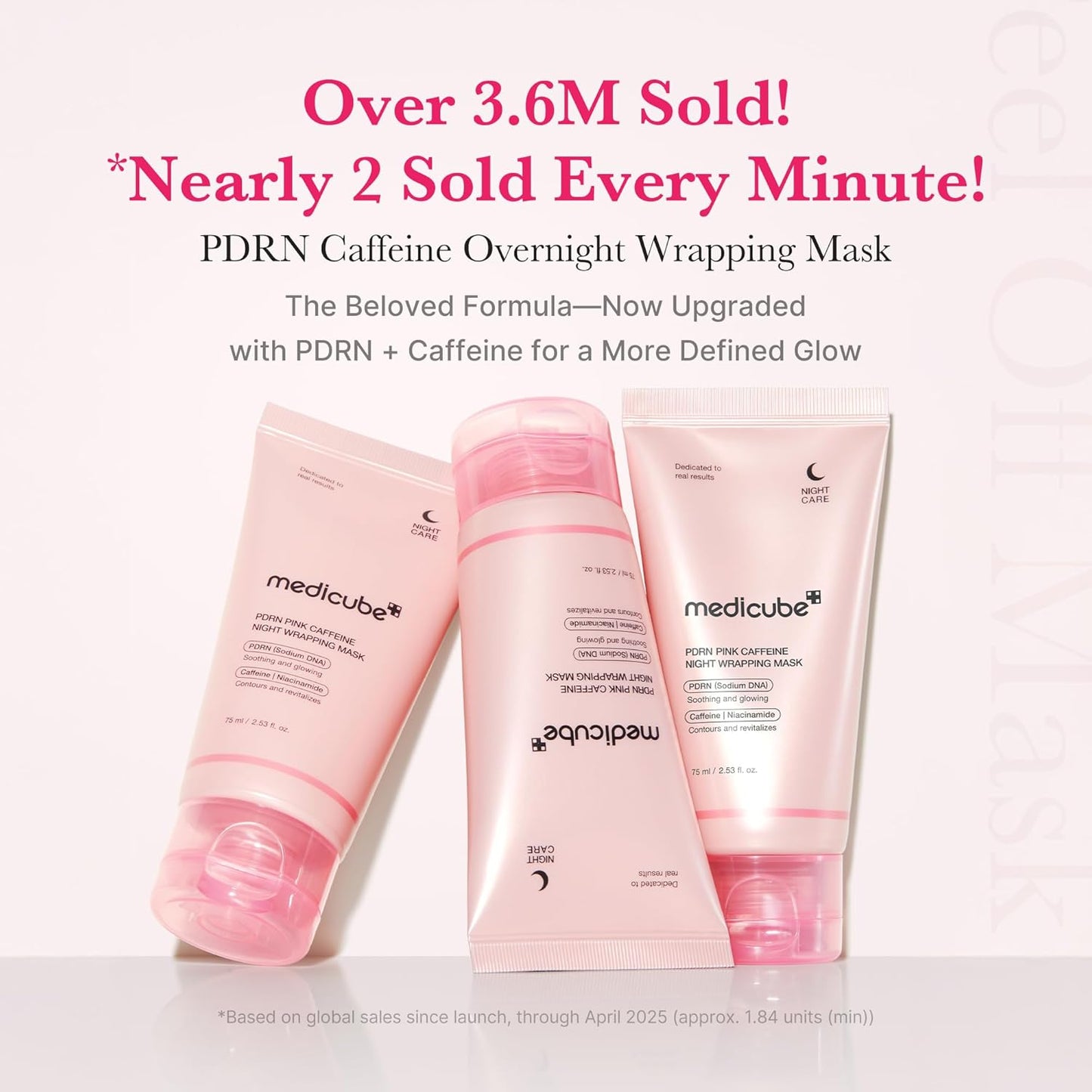 medicube - PDRN Pink Caffeine Night Wrapping Mask