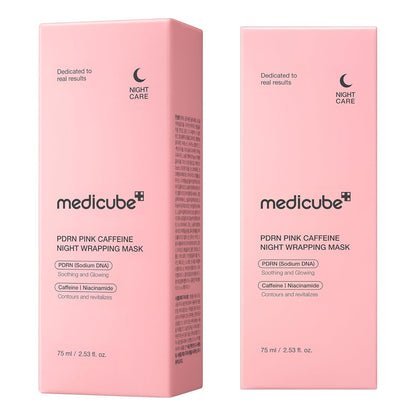 medicube - PDRN Pink Caffeine Night Wrapping Mask