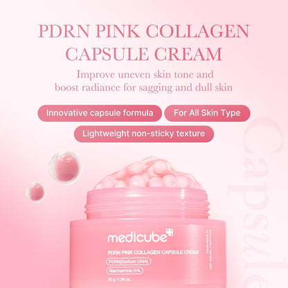 medicube - PDRN Pink Collagen Capsule Cream - Crème
