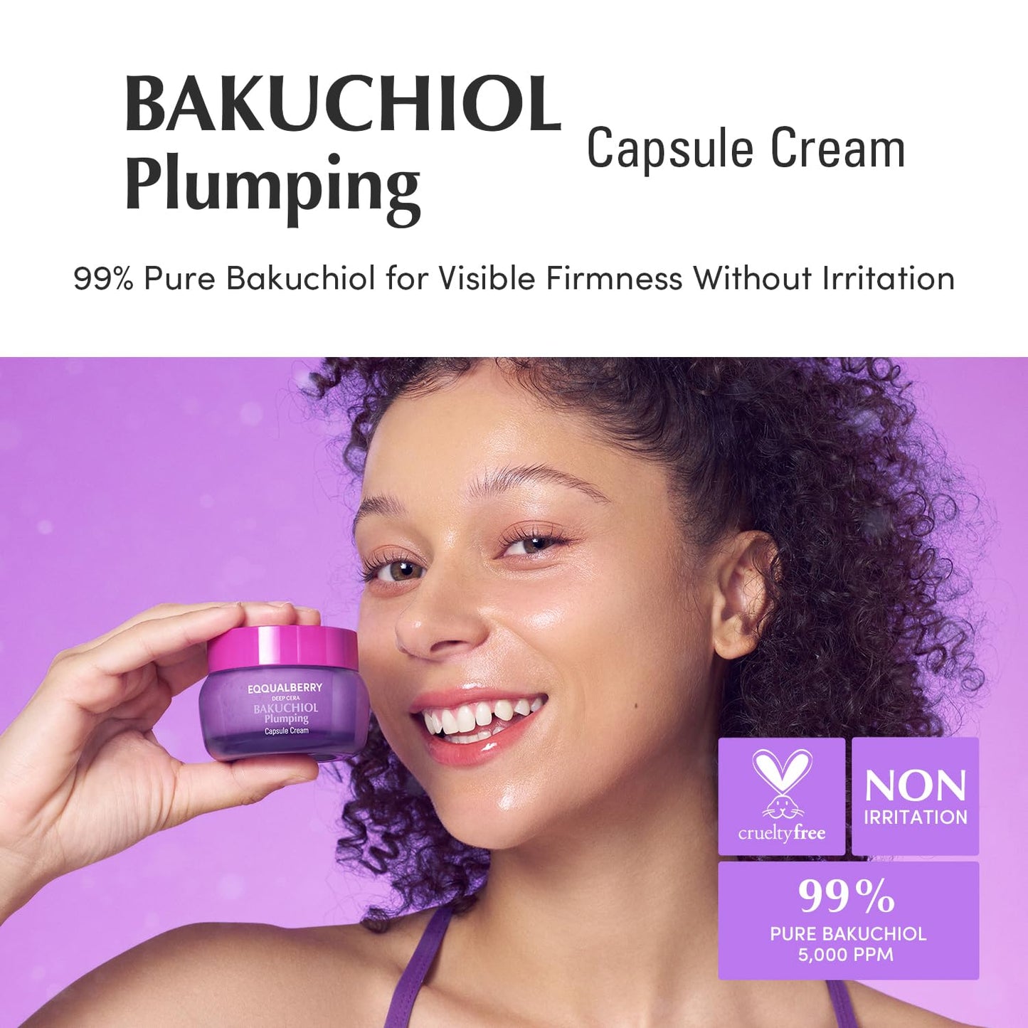 EQQUALBERRY - Bakuchiol Plumping Capsule Cream