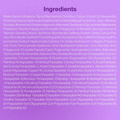 numbuzin - No.9 NAD+ Collagen Under Eye Patches
