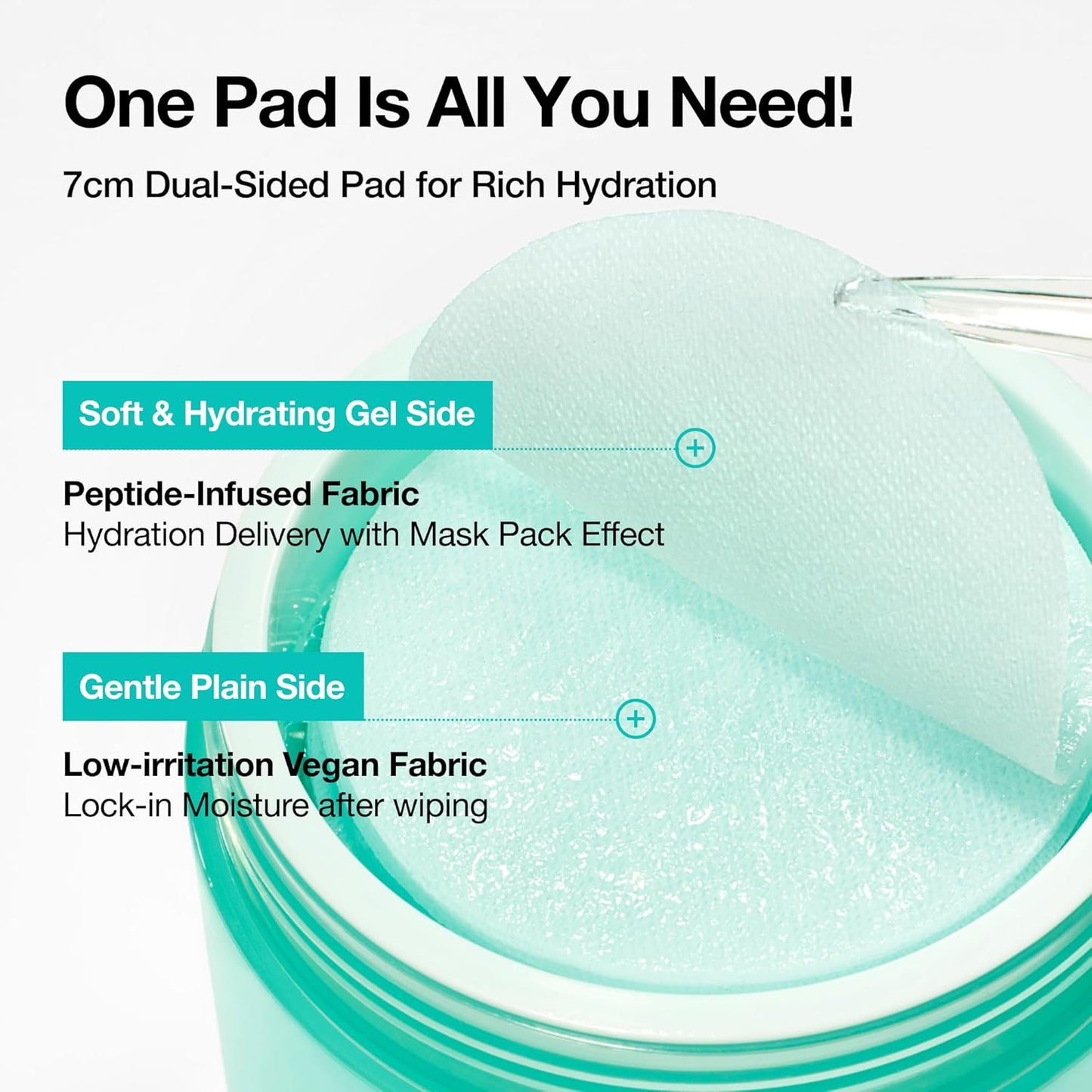 Anua - PDRN 100 Hyaluronic Acid Glow Pad
