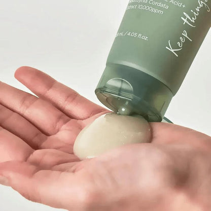 Anua heartleaf cleansing foam