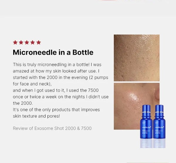 medicube - One Day Exosome Shot Pore Ampoule 7500 30ml