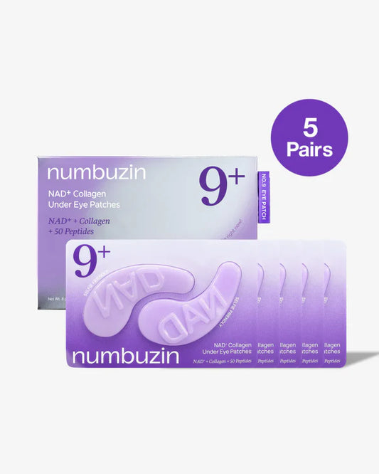 numbuzin - No.9 NAD+ Collagen Under Eye Patches