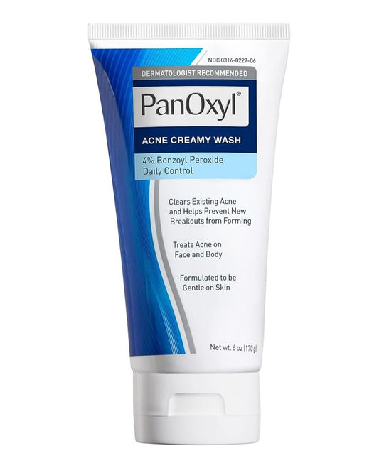 PanOxyl Acne Creamy Wash Peroxyde de Benzoyle 4%