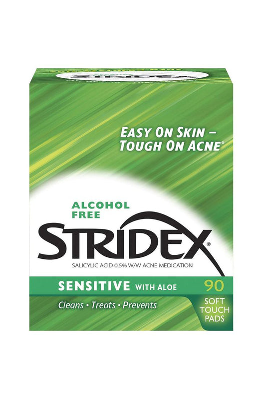 STRIDEX - Sensitive with Aloe Salicylic Acid 0.5% Soft Touch Pads
