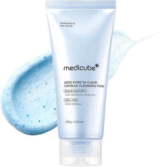 medicube - Zero Pore SA Clear Capsule Cleansing Foam